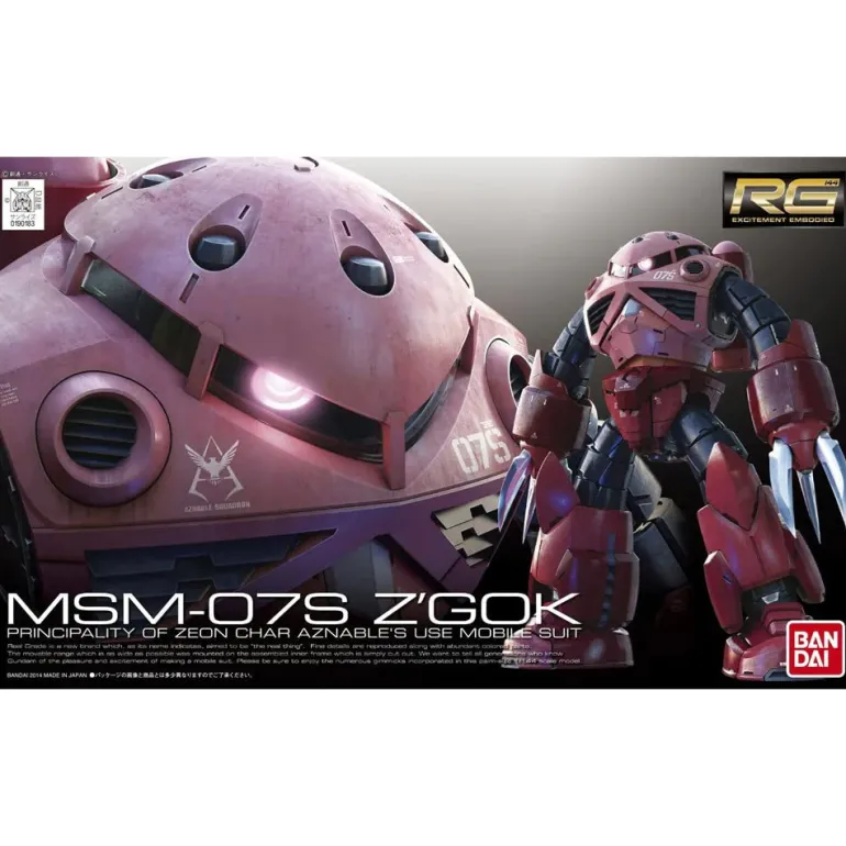 GUNDAM - RG 1/144 MSM07S ZGOK CHAR CUSTOM 16 (On Sale)