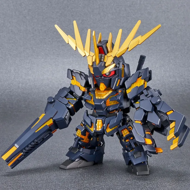 GUNDAM - SD GUNDAM CROSS SILHOUETTE UNICORN GUNDAM 02 BANSHEE (DESTROY MODE) & BANSHEE NORN PARTS SET