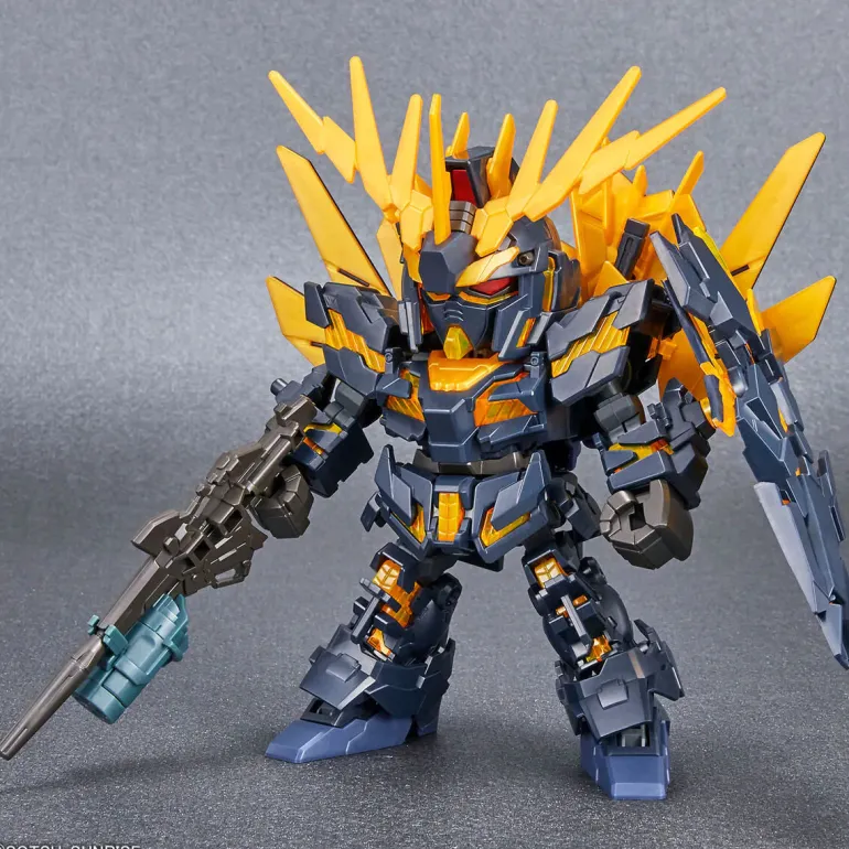 GUNDAM - SD GUNDAM CROSS SILHOUETTE UNICORN GUNDAM 02 BANSHEE (DESTROY MODE) & BANSHEE NORN PARTS SET