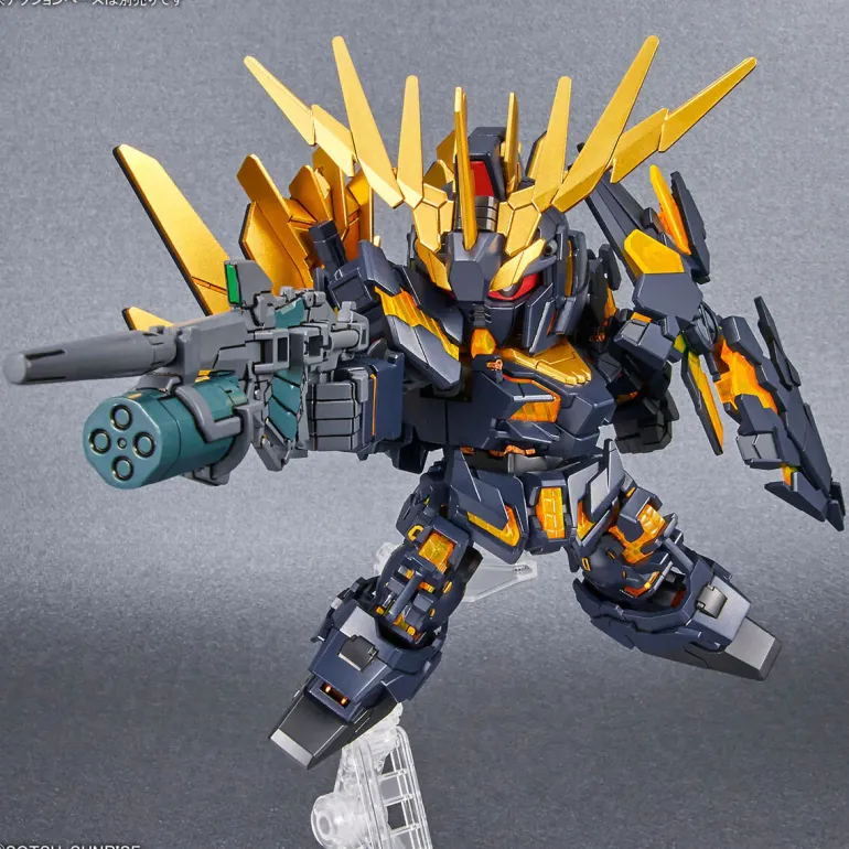 GUNDAM - SD GUNDAM CROSS SILHOUETTE UNICORN GUNDAM 02 BANSHEE (DESTROY MODE) & BANSHEE NORN PARTS SET