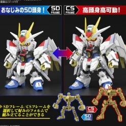 GUNDAM - SD GUNDAM CROSS SILHOUETTE MIGHTY STRIKE FREEDOM GUNDAM