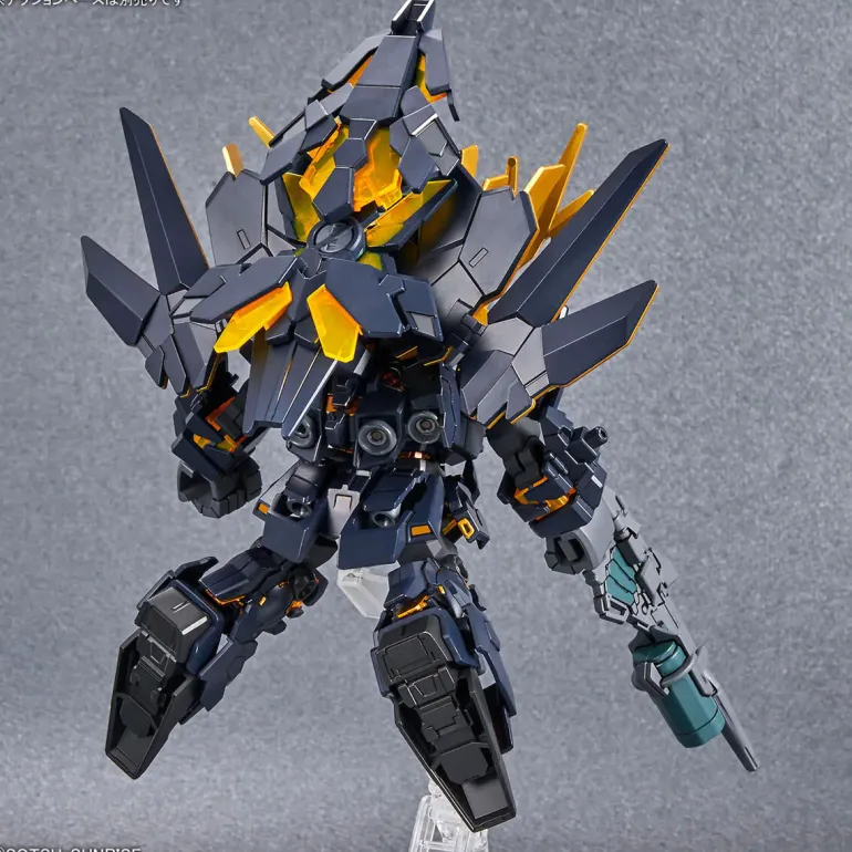 GUNDAM - SD GUNDAM CROSS SILHOUETTE UNICORN GUNDAM 02 BANSHEE (DESTROY MODE) & BANSHEE NORN PARTS SET