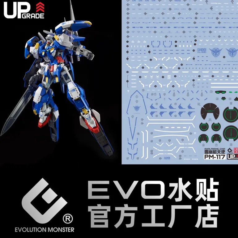 GUNDAM DECAL 117 MG 1/100 AVALANCHE EXIA