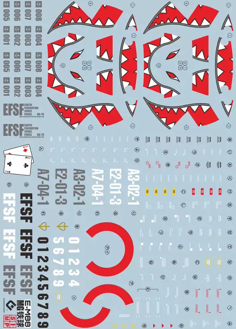 GUNDAM DECAL 88 MG 1/100 Ball (MS IGLOO version)