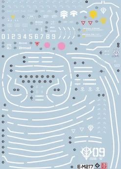 GUNDAM DECAL 217 MG 1/100 DOM