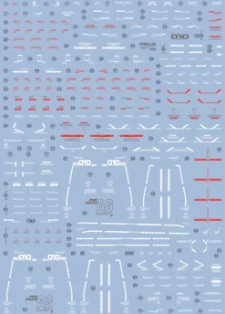 GUNDAM DECAL 196 MG 1/100 ZZ GUNDAM Ver.Ka