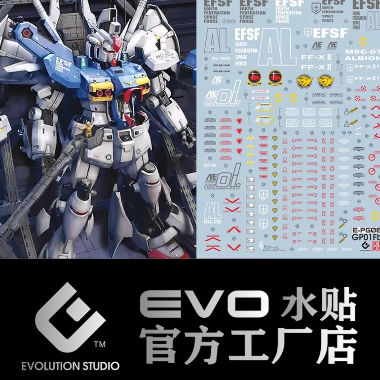 GUNDAM DECAL 08 PG 1/60 GP01Fb Gundam