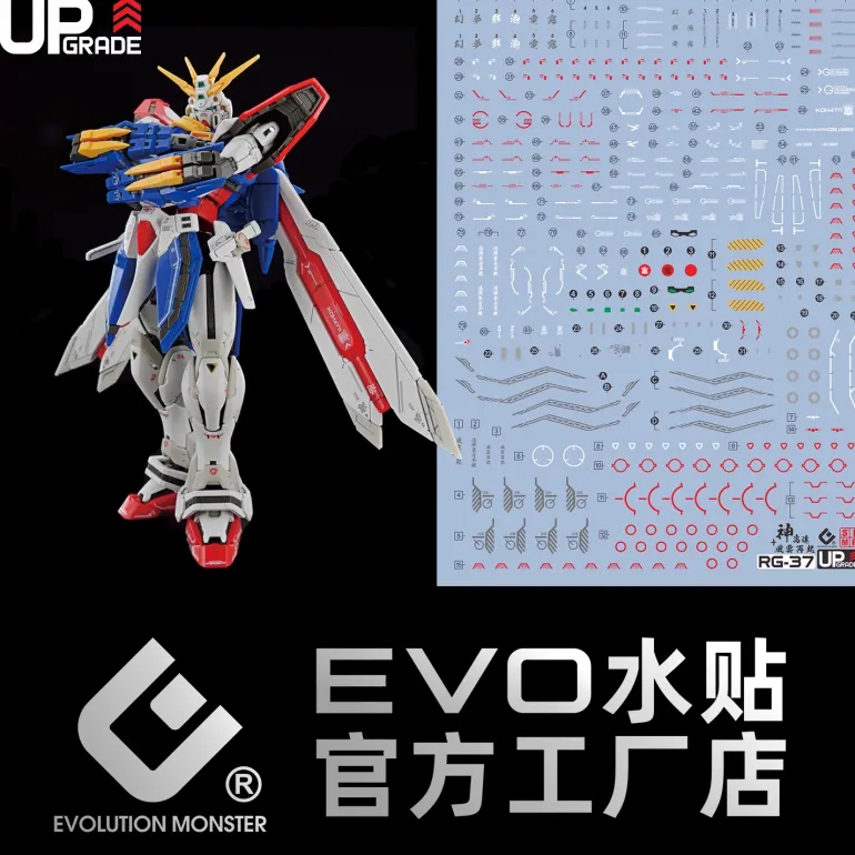 GUNDAM DECAL 37 RG 1/144 GOD GUNDAM