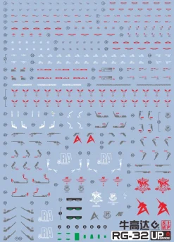 GUNDAM DECAL 32 RG 1/144 NU GUNDAM