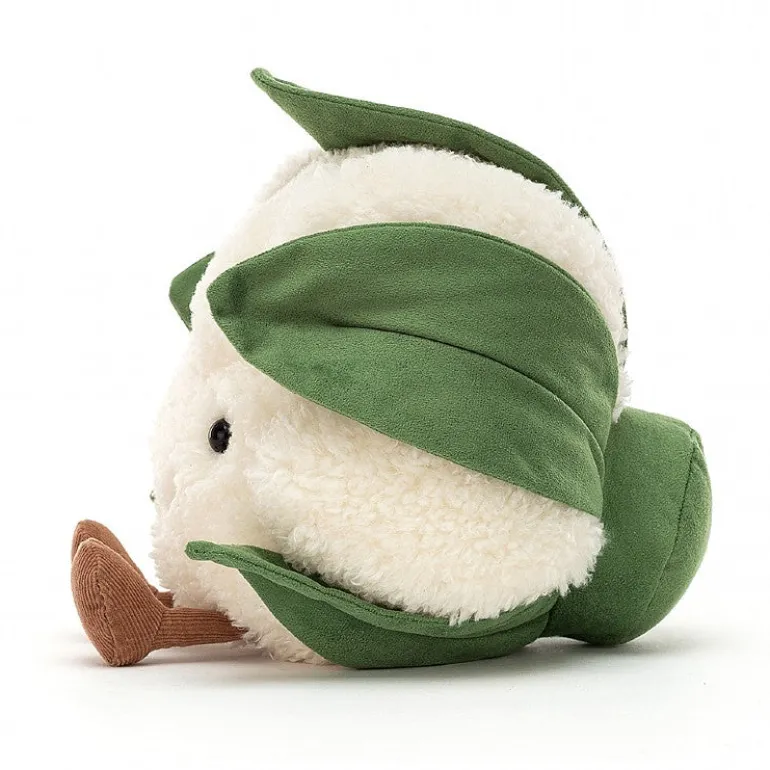 JELLYCAT AMUSEABLE CAULIFLOWER WHITE 20X16 CM