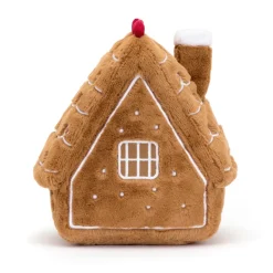 JELLYCAT AMUSEABLE GINGERBREAD HOUSE BEIGE 14X18X22 CM
