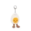 JELLYCAT AMUSEABLE HAPPY BOILED EGG BAG CHARM 5X7X27 CM