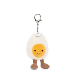 JELLYCAT AMUSEABLE HAPPY BOILED EGG BAG CHARM 5X7X27 CM