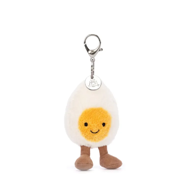 JELLYCAT AMUSEABLE HAPPY BOILED EGG BAG CHARM 5X7X27 CM
