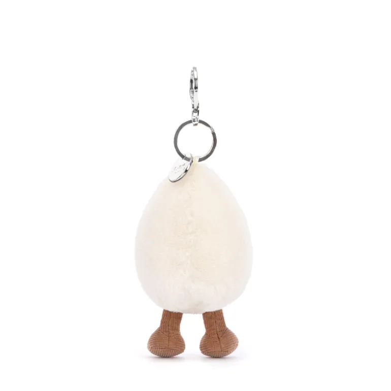 JELLYCAT AMUSEABLE HAPPY BOILED EGG BAG CHARM 5X7X27 CM