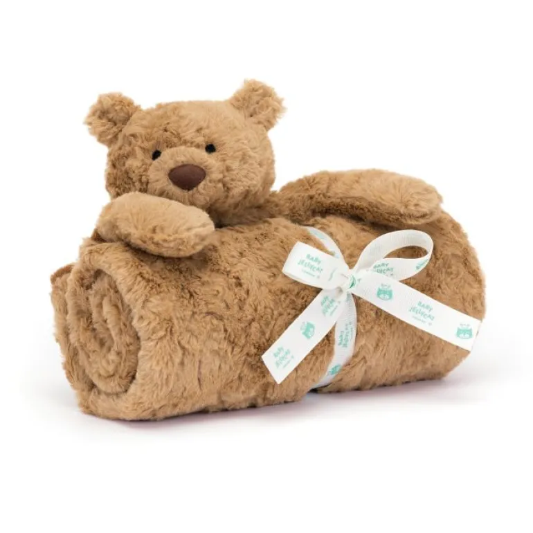 JELLYCAT BARTHOLOMEW BEAR BLANKIE 9X70X56 CM