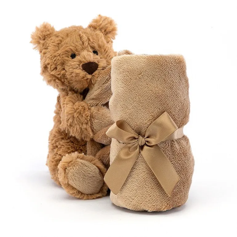 JELLYCAT BARTHOLOMEW BEAR SOOTHER BROWN 34X34X13 CM