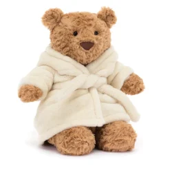 JELLYCAT BARTHOLOMEW BEAR BATHROBE BROWN 8X12X26CM