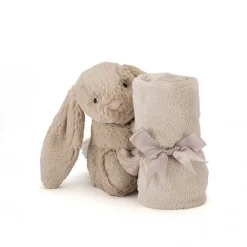 JELLYCAT BASHFUL BEIGE BUNNY SOOTHER BROWN 34X34X15 CM