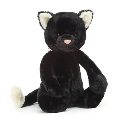 JELLYCAT BASHFUL BLACK KITTEN ORIGINAL (MED) BLACK 9X12X31 CM