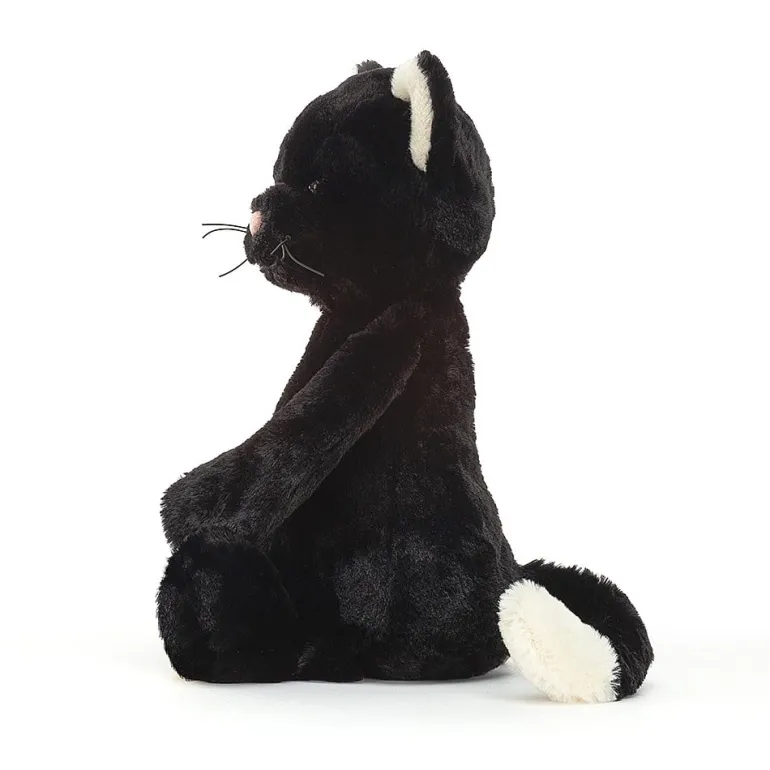 JELLYCAT BASHFUL BLACK KITTEN ORIGINAL (MED) BLACK 9X12X31 CM