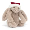 JELLYCAT BASHFUL CHRISTMAS BUNNY BEIGE 9X12X31CM