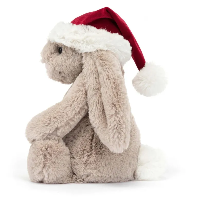 JELLYCAT BASHFUL CHRISTMAS BUNNY BEIGE 9X12X31CM