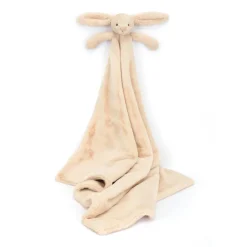 JELLYCAT BASHFUL LUXE BUNNY WILLOW BLANKIE BEIGE 9X70X56CM