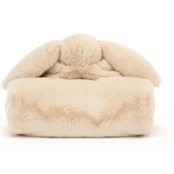 JELLYCAT BASHFUL LUXE BUNNY WILLOW BLANKIE BEIGE 9X70X56CM