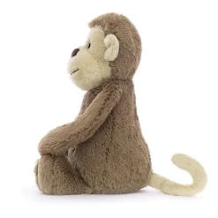 JELLYCAT BASHFUL MONKEY ORIGINAL (MED) BROWN 31X12X9 CM