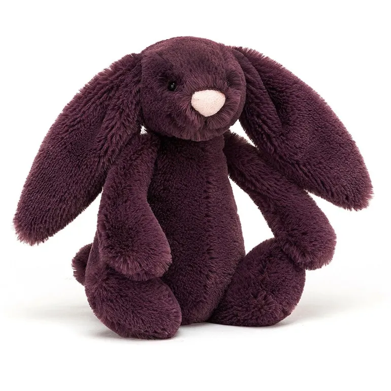 JELLYCAT BASHFUL PLUM BUNNY LITTLE (SMALL) PURPLE 8X9X18 CM