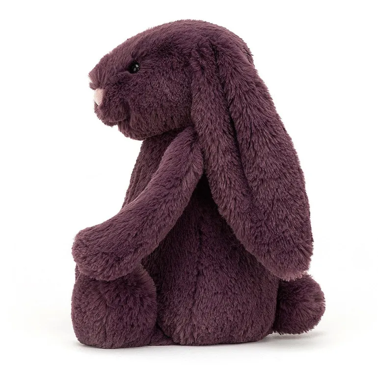 JELLYCAT BASHFUL PLUM BUNNY LITTLE (SMALL) PURPLE 8X9X18 CM