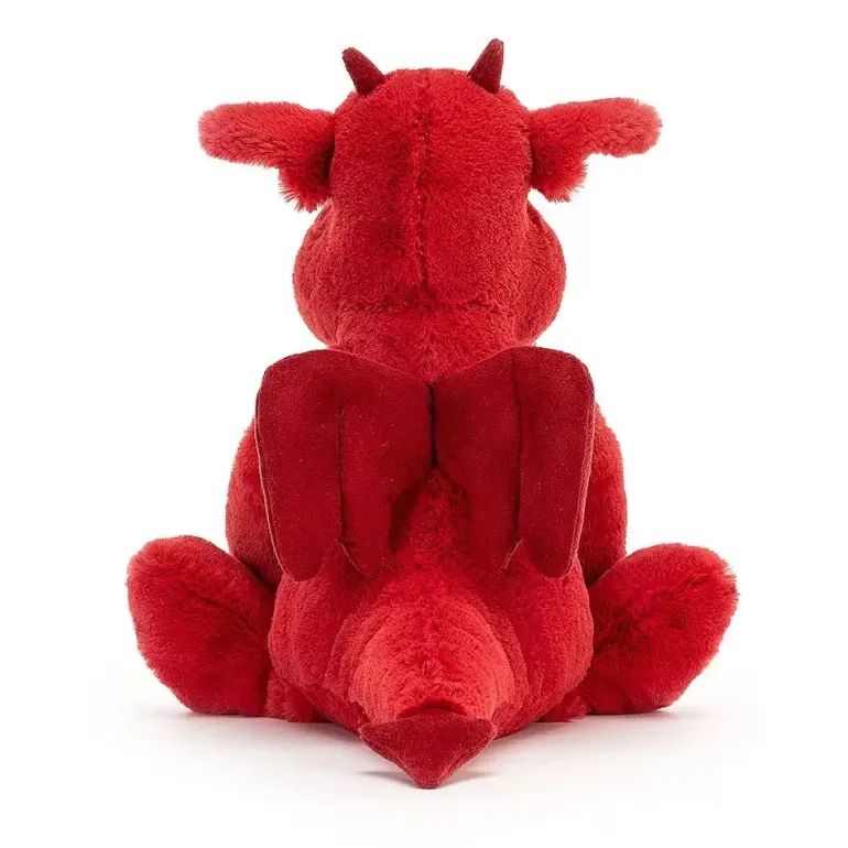 JELLYCAT BASHFUL RED DRAGON ORIGINAL (MED) RED 9X12X31 CM