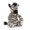 JELLYCAT BASHFUL ZEBRA ORIGINAL (MED) BLACK & WHITE 31X12X9 CM