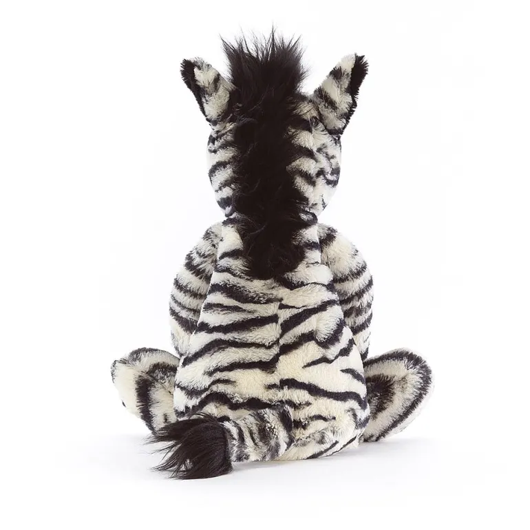 JELLYCAT BASHFUL ZEBRA ORIGINAL (MED) BLACK & WHITE 31X12X9 CM