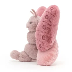 JELLYCAT BEATRICE BUTTERFLY LARGE PINK 20X32X10 CM