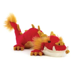 JELLYCAT CELEBRATION DRAGON RED & GOLD 11X18X42 CM