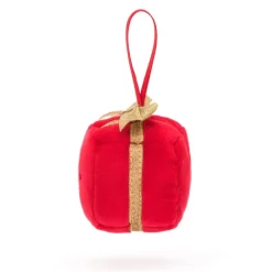 JELLYCAT FESTIVE FOLLY PRESENT RED 7X7X7 CM
