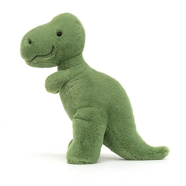 JELLYCAT FOSSILLY T-REX MEDIUM GREEN 28X14X28CM