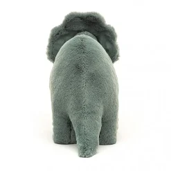 JELLYCAT FOSSILLY TRICERATOPS MEDIUM GREEN 38X11X17 CM