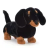 JELLYCAT FREDDIE SAUSAGE DOG BLACK 19X15X35 CM