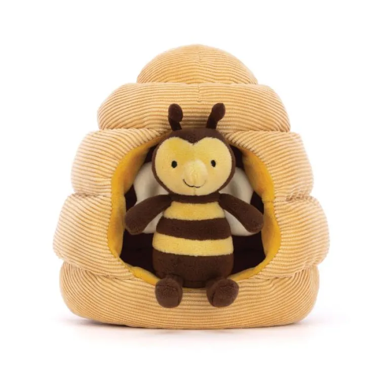 JELLYCAT HONEYHOME BEE BLACK & YELLOW 13X17X18 CM