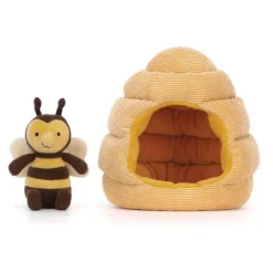 JELLYCAT HONEYHOME BEE BLACK & YELLOW 13X17X18 CM
