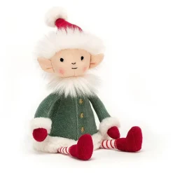 JELLYCAT LEFFY ELF SMALL MULTI-COLOURED 7X23 CM