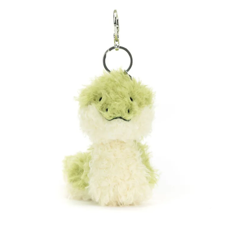 JELLYCAT LITTLE SNAKE BAG CHARM GREEN 16X5X16CM