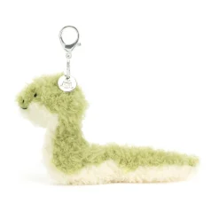 JELLYCAT LITTLE SNAKE BAG CHARM GREEN 16X5X16CM