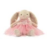 JELLYCAT LOTTIE BUNNY FAIRY PINK 5X7X27CM