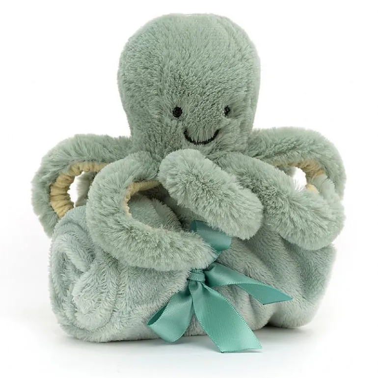 JELLYCAT ODYSSEY OCTOPUS SOOTHER GREEN 12X34X34 CM