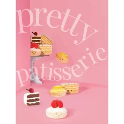 JELLYCAT PRETTY PATISSERIE GATEAUX BROWN 5X6X8CM