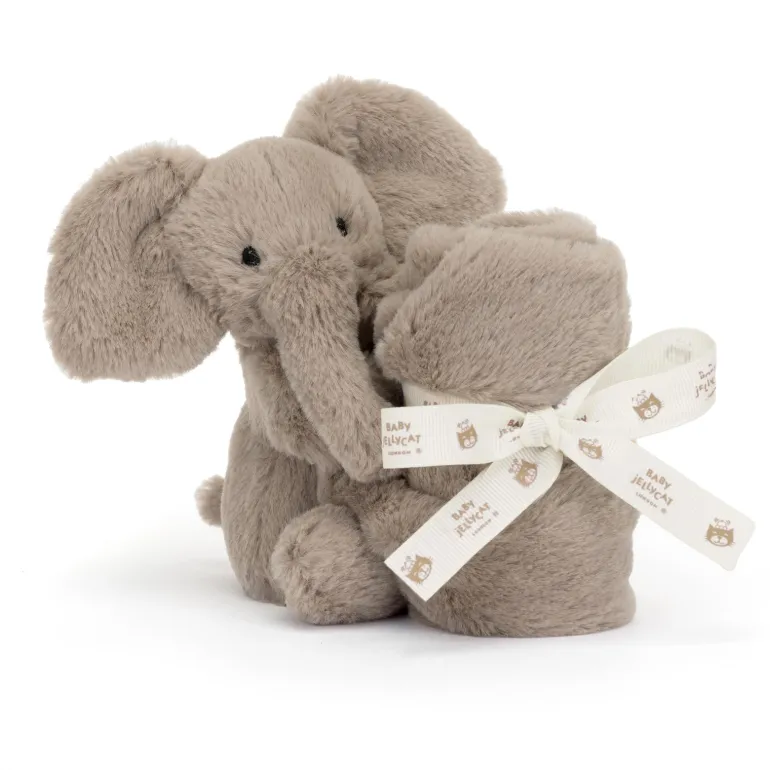 JELLYCAT SMUDGE ELEPHANT SOOTHER 7X29X29CM